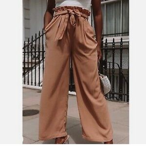 Patricia Bright The Drop Paperbag waist pants